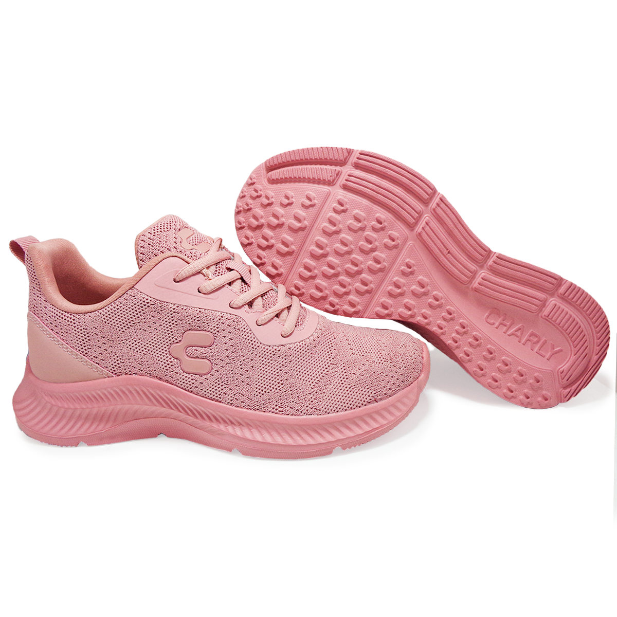 TENIS CHARLY DAMA DEPORTICO CORREDOR 1059080 ROSA