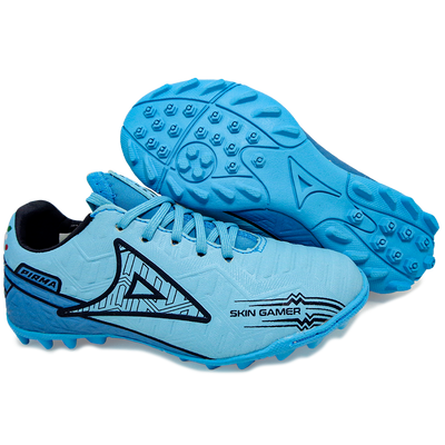 Tenis Futbol Soccer Niño Pirma Skin Gamer Turf 3047 Azul