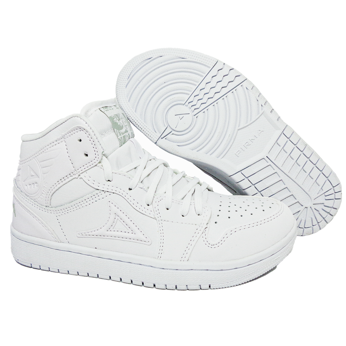 Tenis Pirma Sneakers High Top Ryder Bota Joven 5053 Blanco