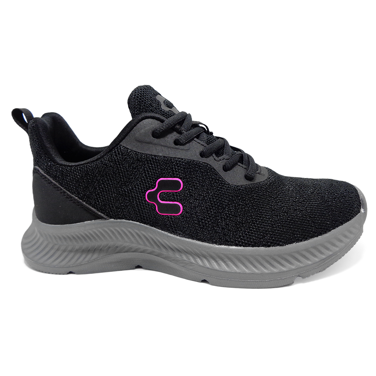 TENIS CHARLY DAMA DEPORTICO CORREDOR 1059080 NEGRO/FIUSHA