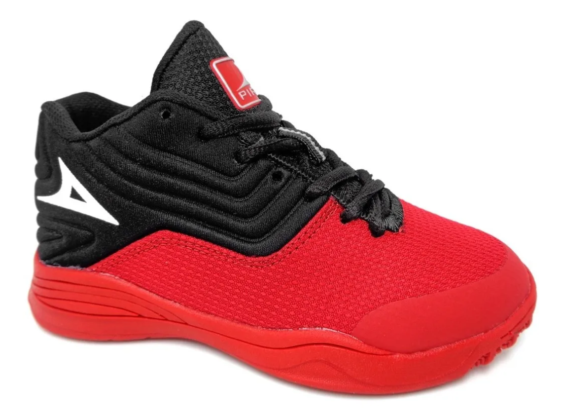 TENIS PIRMA NIÑO BOTA PARKER KIDS 2005 18 AL 21 ROJO NEGRO