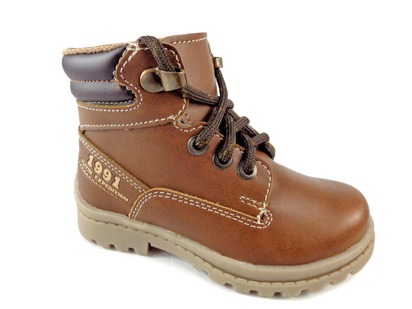 BOTIN CASUAL NIÑOS YUYIN COMODO 20380 CAFE CJ 15 AL 17