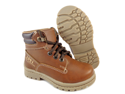 BOTIN CASUAL NIÑOS YUYIN COMODO 20380 CAFE CJ 15 AL 17