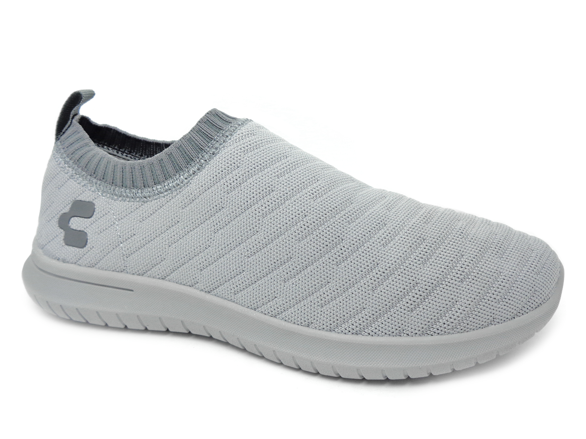 TENIS CHARLY CABALLERO CORREDOR LICRA CALCETIN 29371 GRIS