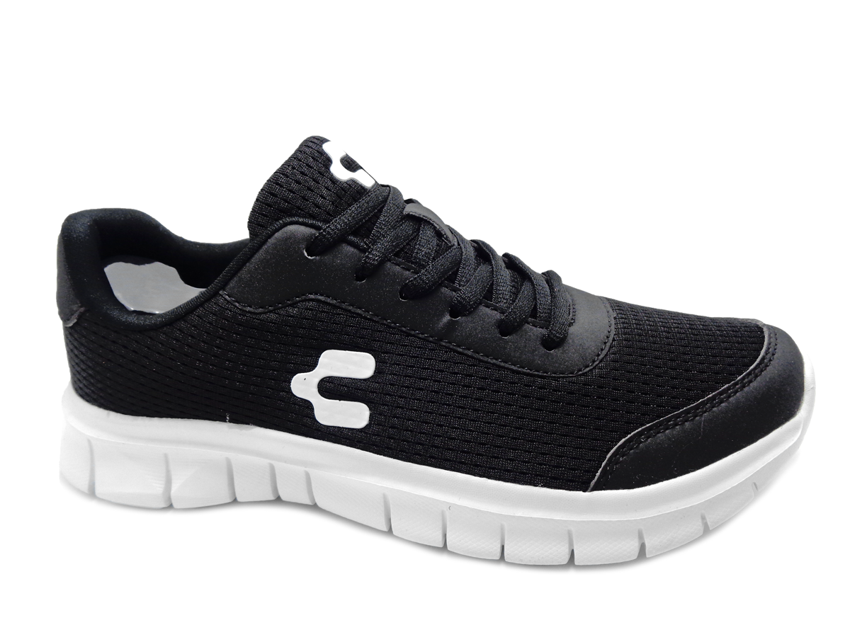 TENIS CHARLY CABALLERO CORREDOR DEPORTIVO 29803 NEGRO BLANCO