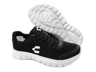 TENIS CHARLY CABALLERO CORREDOR DEPORTIVO 29803 NEGRO BLANCO