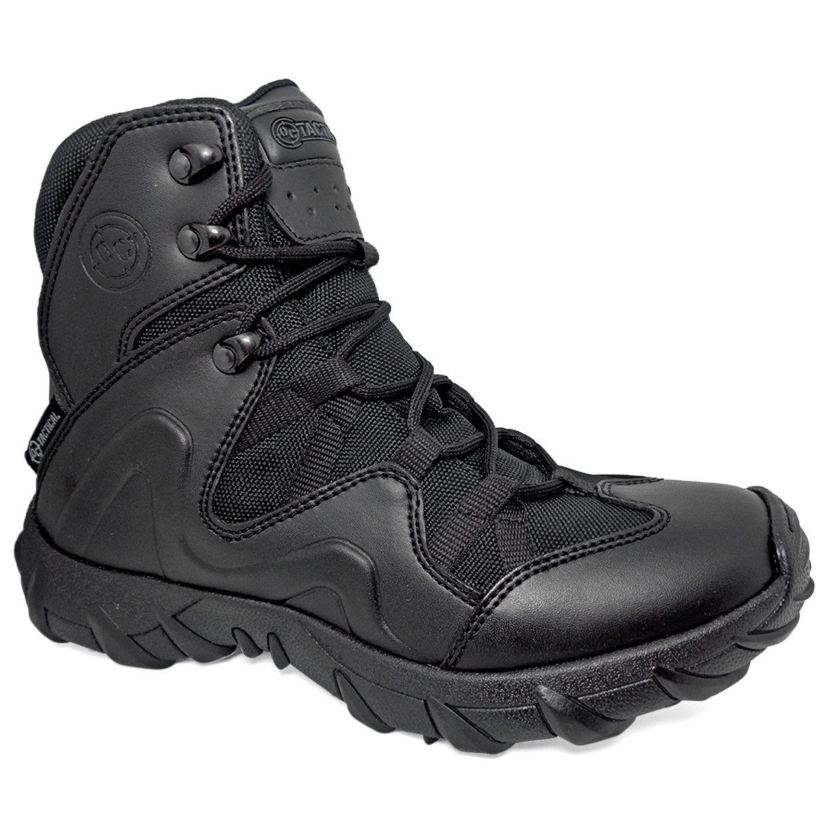 Botas Hombre Tactical Omar Castell Corta Policia Negro 6384