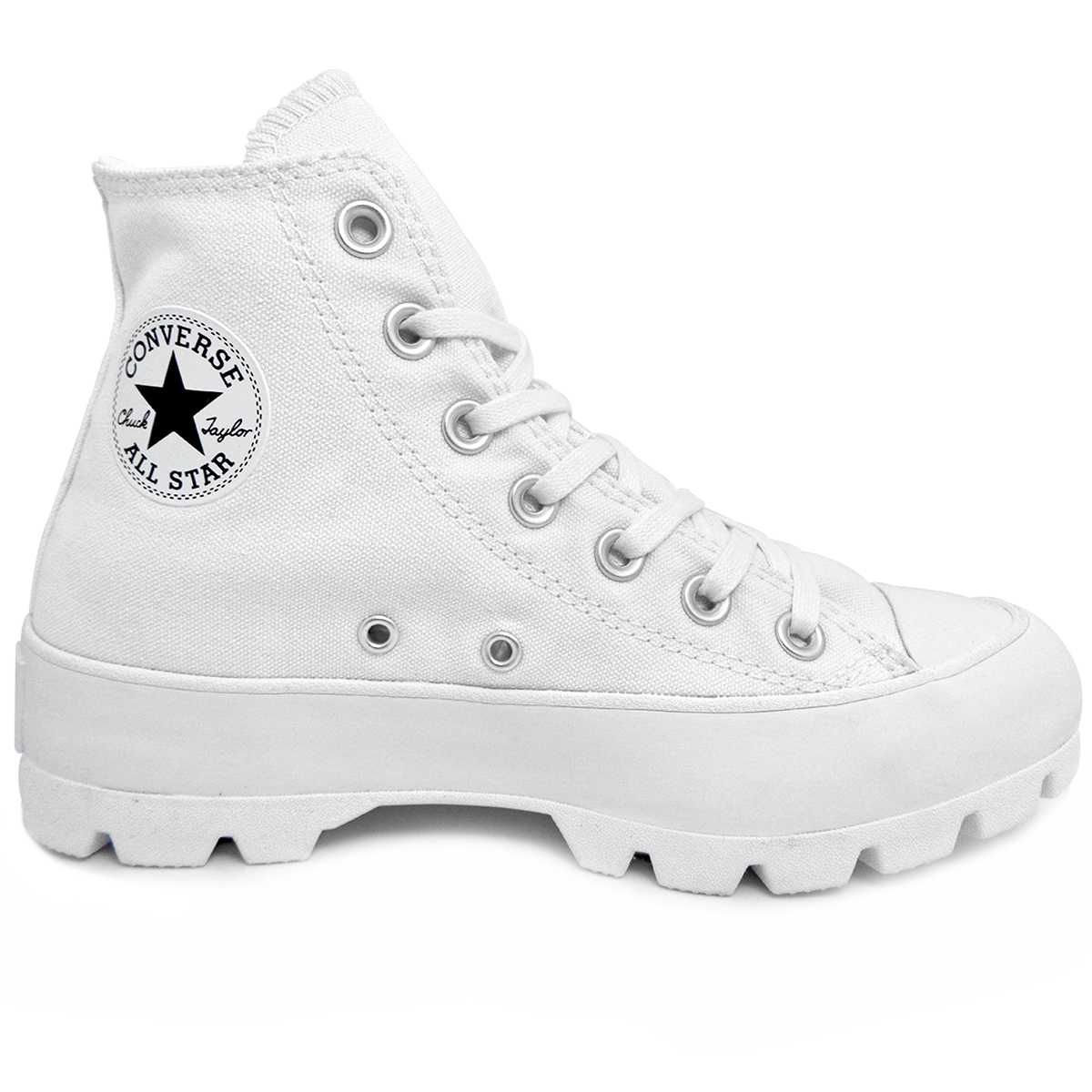 CONVERSE PLATAFORMA BOTA CHUCK TAYLOR LUGGED HI 65902 BLANCO