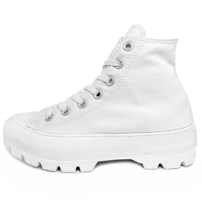 CONVERSE PLATAFORMA BOTA CHUCK TAYLOR LUGGED HI 65902 BLANCO