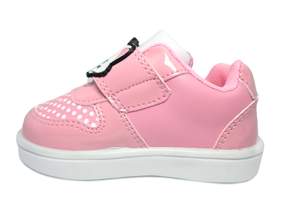 TENIS NIÑA BUBBLE GUMMERS VELCRO DOLL ROSA