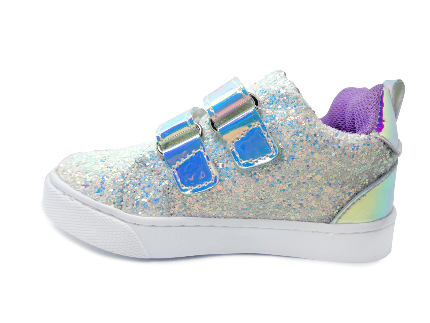 TENIS NIÑA BUBBLE GUMMERS VELCRO KORAL PLATA