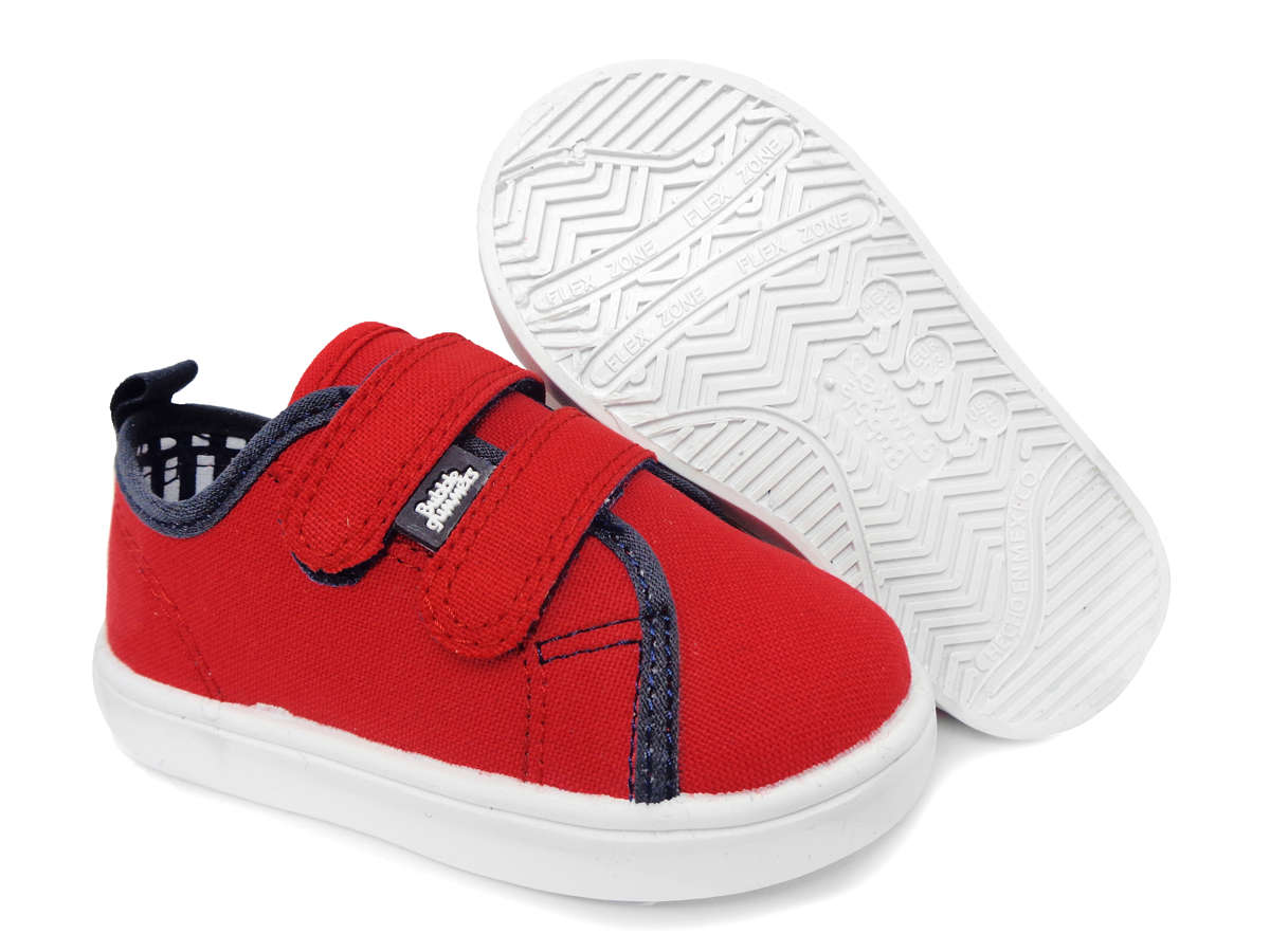 TENIS NIÑOS BUBBLE GUMMERS CASUAL MACKY ROJO MARINO