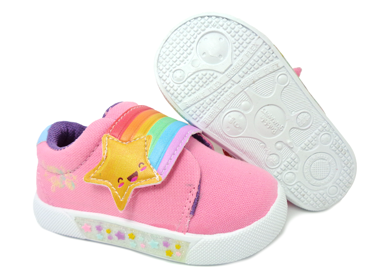 TENIS NIÑA BUBBLE GUMMERS CASUAL MILA ROSA LILA