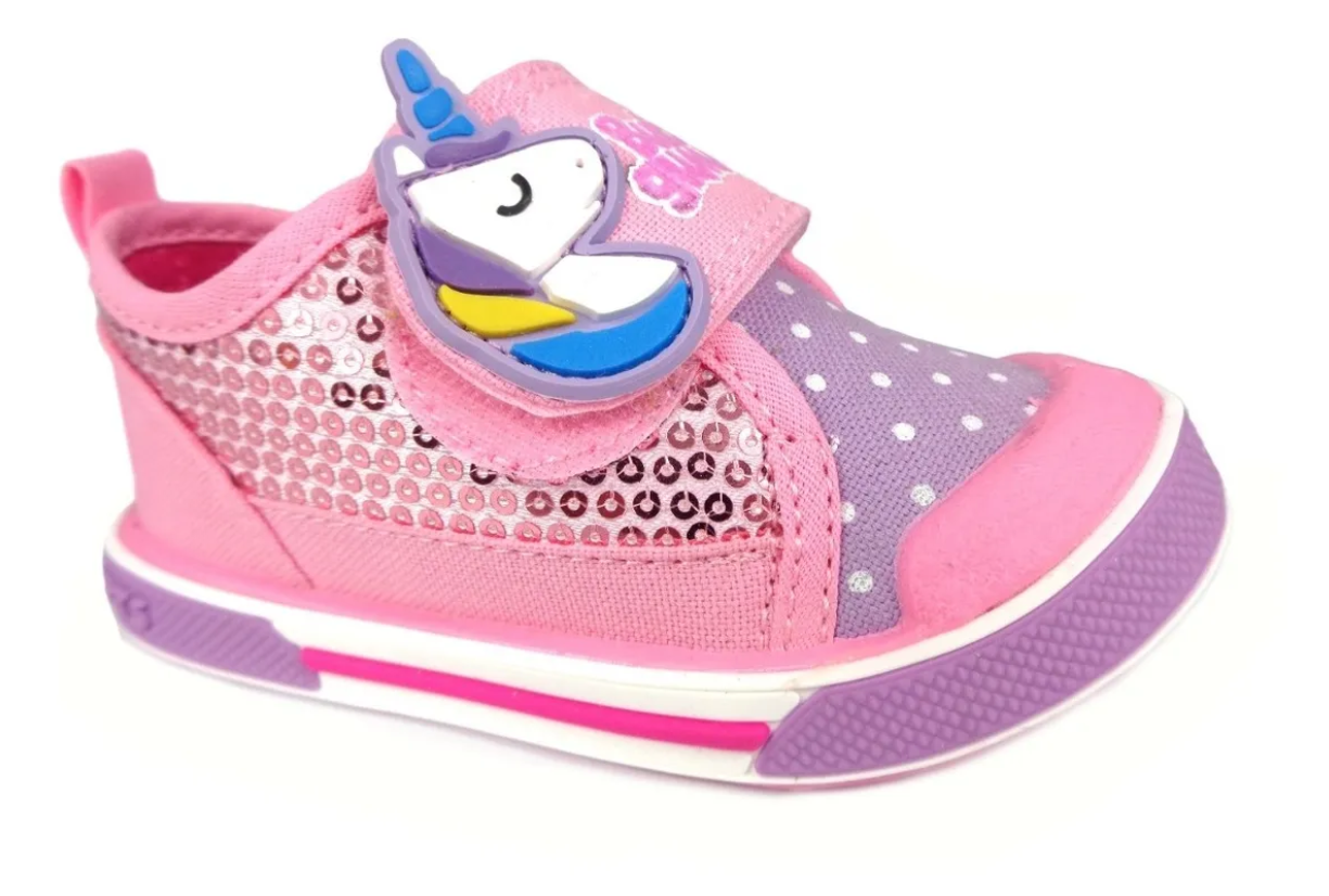 TENIS NIÑA BUBBLE GUMMERS VELCRO JELLY ROSA