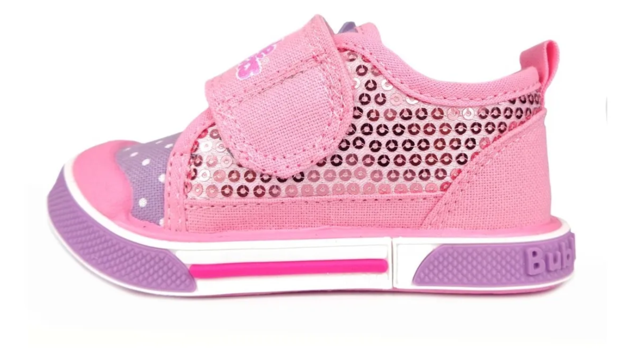 TENIS NIÑA BUBBLE GUMMERS VELCRO JELLY ROSA